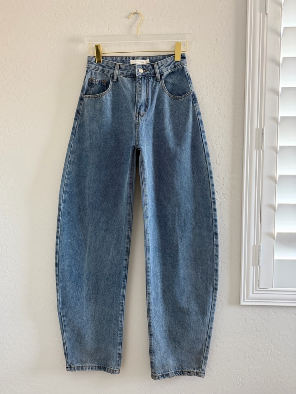 NEW Horseshoe Denim Light Blue Jeans Size XS - Picture 2 of 15